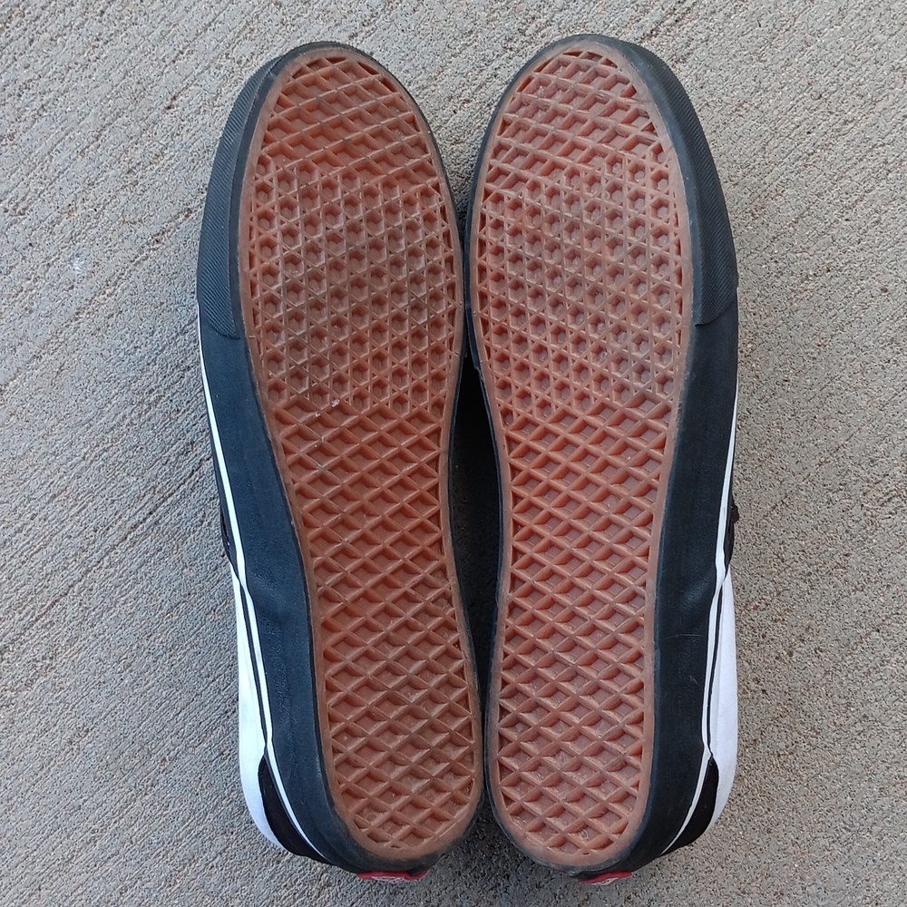 Vans Rare Slip On Sneakers Print Canvas Shoes Mens Size 13 - Picture 8 of 9